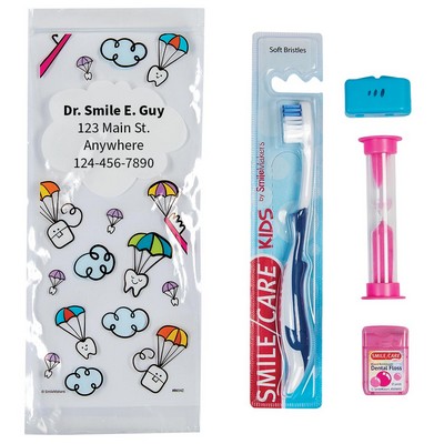 Custom Youth Dental Paratrooper Zippered Bag Dental Kits