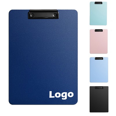 A4 Plastic Clipboard Folder With Metal Clip