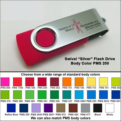 Swivel Flash Drive - 32 GB Memory - Body PMS 200