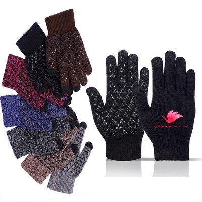 Touchscreen Winter Gloves with Grip Palm