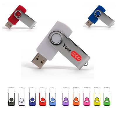 8GB Full Color Swivel USB Flash Drive