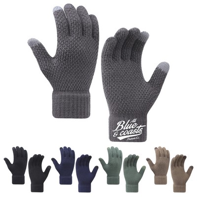 Winter Touchscreen Knitting Gloves