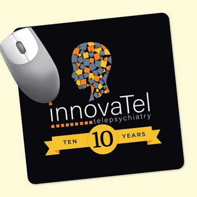 Vynex® DuraTec® 8" Square x1/16" Hard Surface Mouse Pad