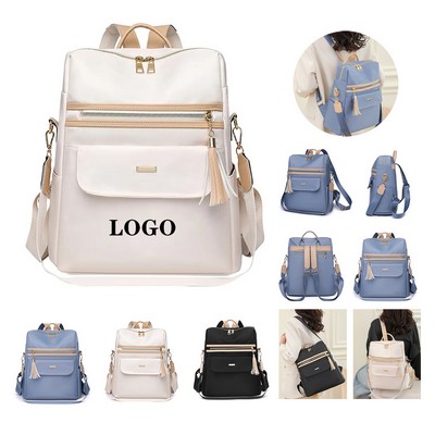 Versatile Oxford Backpack for Women