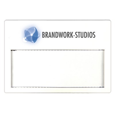 Full Color Molded Window Badges (3" x 2")