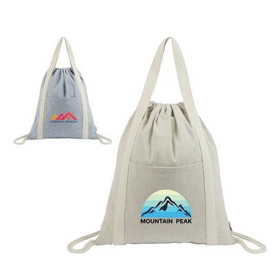 Renew II 9 oz. Recycled Cotton Drawstring Bag