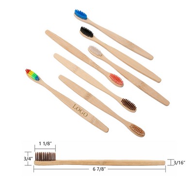 Adult Natural Bamboo Soft Toothbrush