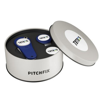 Pitchfix Original 2.5 Golf Divot Tool Deluxe Gift Set w/ Hat Clip