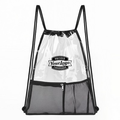 Clear Drawstring Backpack
