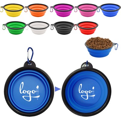 Collapsible Dog Bowl With Carabiner