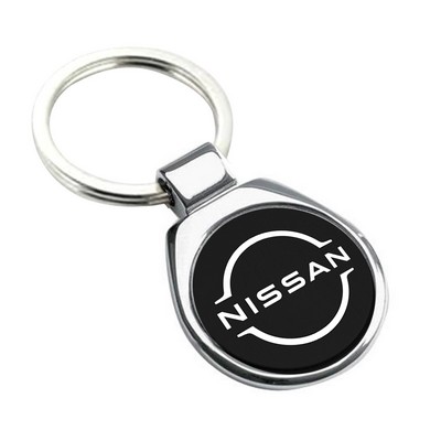 Custom Made Round Metal Keychain