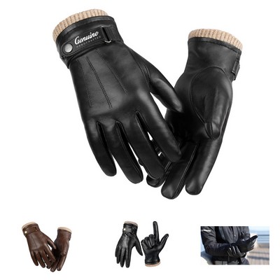 Leather Winter Gloves