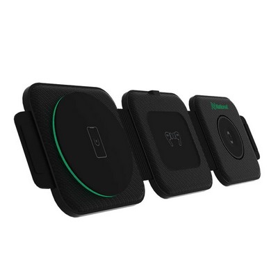 Tangelo ChargeLux 3-in-1 Magnetic Folding Wireless Charger
