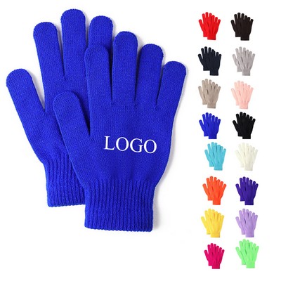 Kid's Winter Knit Gloves