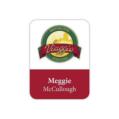 St. Paul Plastic Name Badge (Custom sized between 3 and 6 sq. in.)