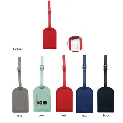 PU Leather Luggage Tag