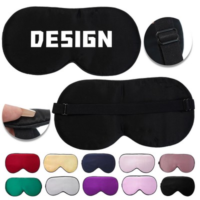 Silk Sleep Eye Mask with Adjustable Strap