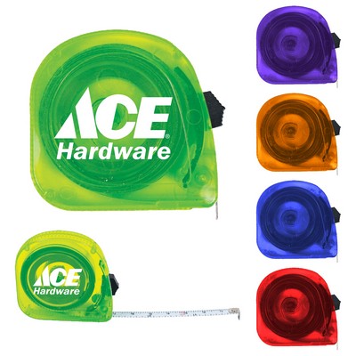 10' Mini Translucent Tape Measure