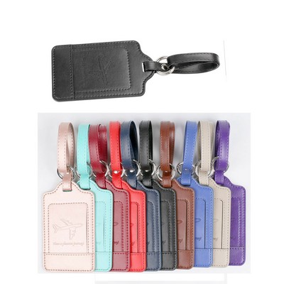 PU Leather Luggage Tag