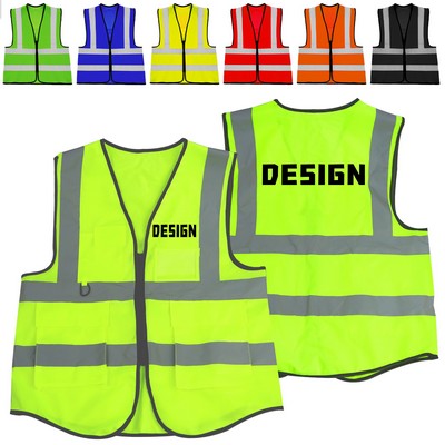 Custom Breathable Work Reflective Safety Vest