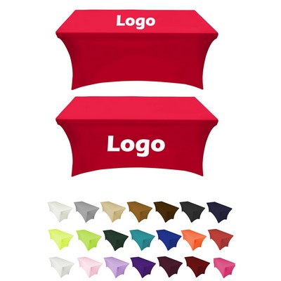 4' Full Color Dye Sublimation Stretch Table Cover