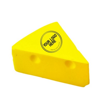 Cheese-Shaped Stress Reliever Squishy Toy