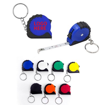 Compact Pocket Ruler Keychain