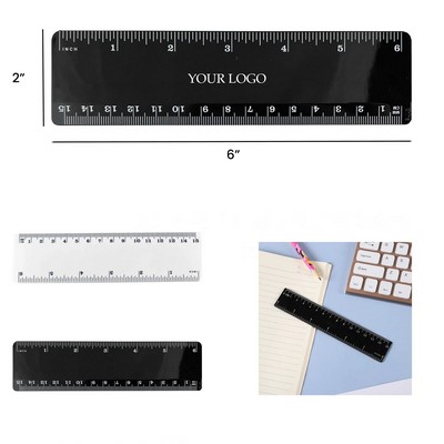 Custom 6" Plastic Ruler
