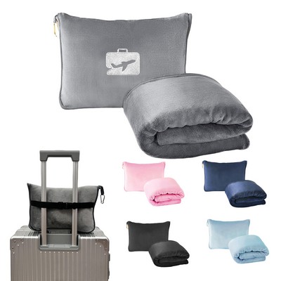 2" 1 Travel Blanket and Pillow