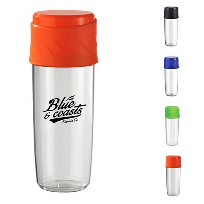 16 oz Dual Plastic Water Bottle