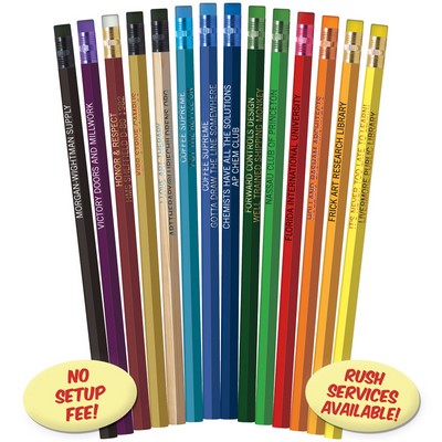 Pastel Yellow Hexagon Pencils