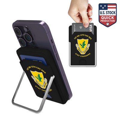 Trackable Magnetic Wallet Power Bank with 15W Wireless Charging