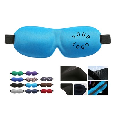 3D Contoured Sleep Eye Mask With Adjustable Strap 9.1"