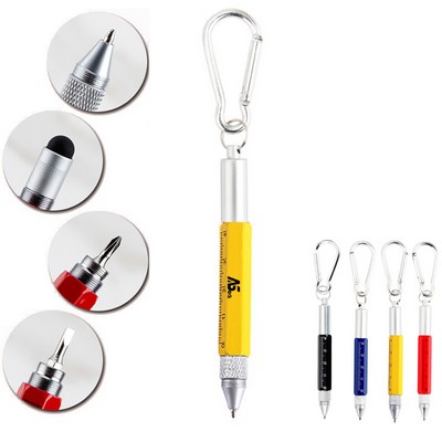 6" 1 Aluminum Ballpoint Pen with Screwdriver