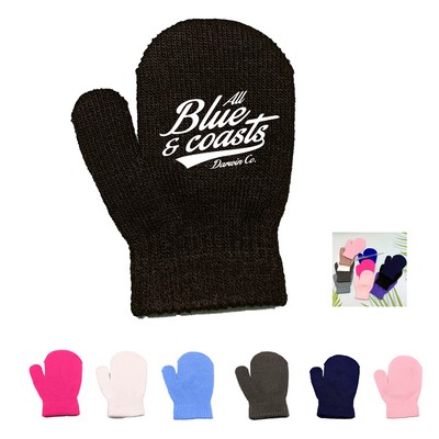 Winter Warm Knitted Toddler Mitt