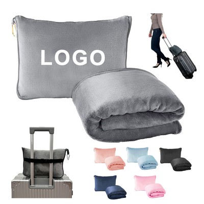 Ultra-Soft Travel Blanket and Pillow