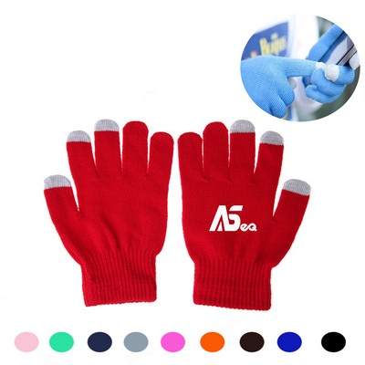 Stretchy Unisex Touch Screen Gloves