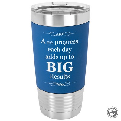 Polar Camel Tumbler With Silicone Grip (Blue)