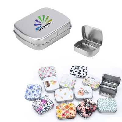 Custom Printed Mini Flip-Top Tin Box