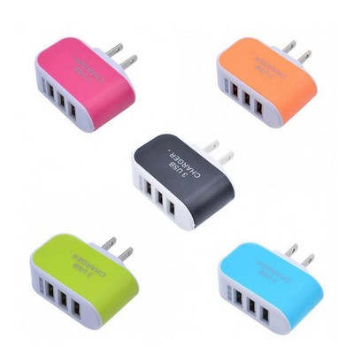 Quick Portable 3 Port USB Charger