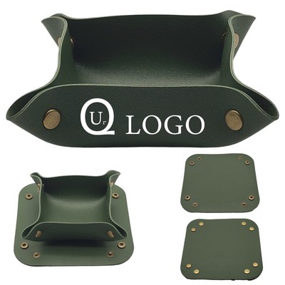 Leather Organizer Trays
