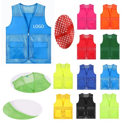 Mesh Reflective Volunteer Activity Vest