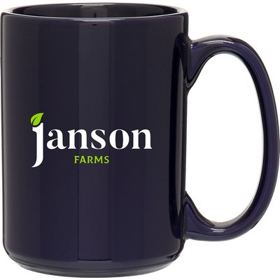 15 oz Grande Ceramic Mug (Cobalt Blue)