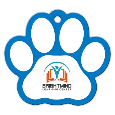 Paw Print Luggage Tag