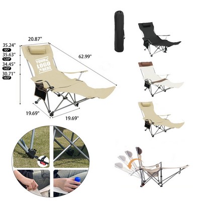 Four-Speed Adjustable Portable Folding Chair