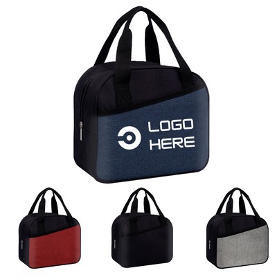 Insulated Oxford Cloth Lunch Tote Bag