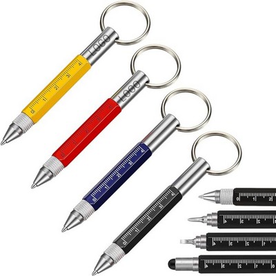 6" 1 Multitool Tech Tool Pen WithKey Ring