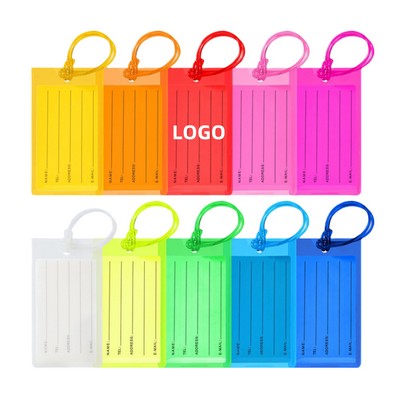PVC Soft Rubber Luggage Grade Tag