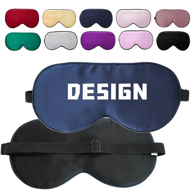 Travel Soft Silk Fabric Sleep Eye Mask
