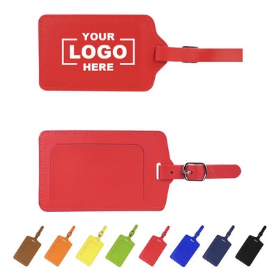 PU Leather Luggage Tag